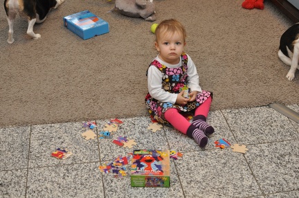 Puzzle and Dress from Grandma